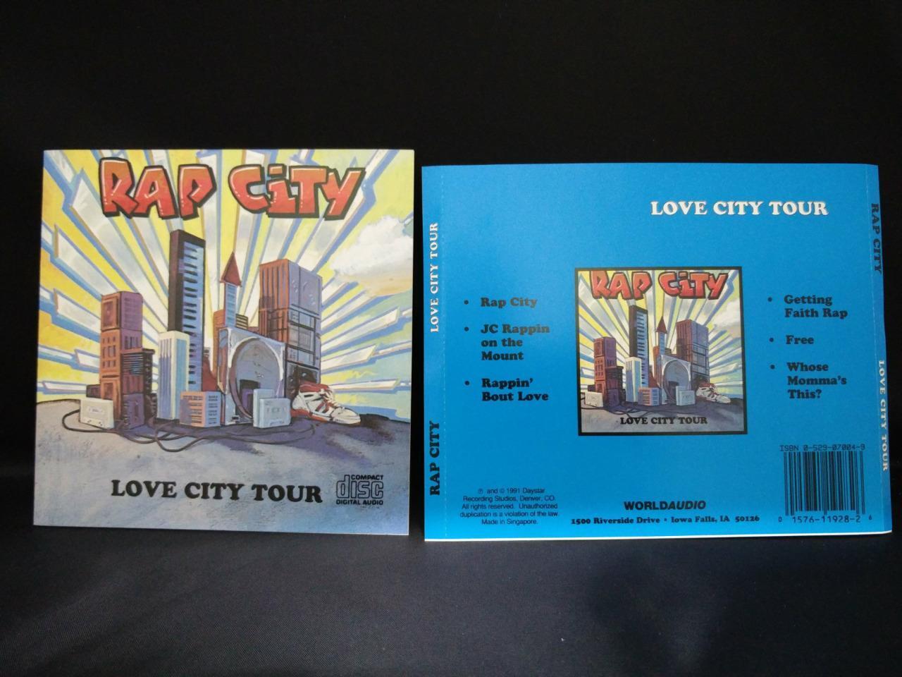 Mega Rare Rap City Love City Tour Unique Cover 1991 Made In Singapore CD FCS8029