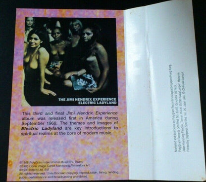 Rare Jimi Hendrix 1993 Sexy Cheesecake Mega Rare Malaysia Cassette CS040