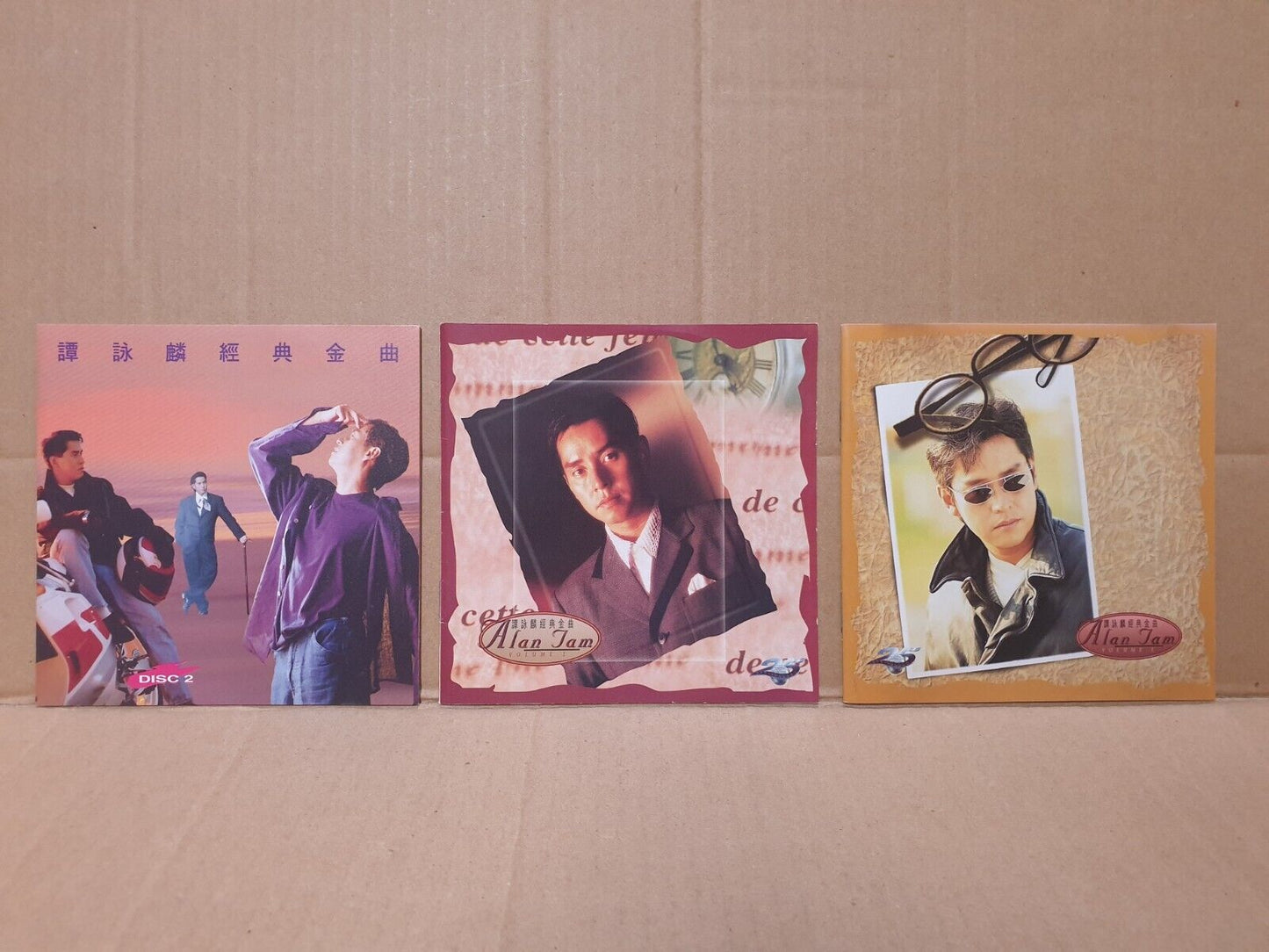 HK Alan Tam 谭咏麟 譚詠麟 Chinese 3x CD + 2x VCD Set Lot Of 5 (FCS10361) H