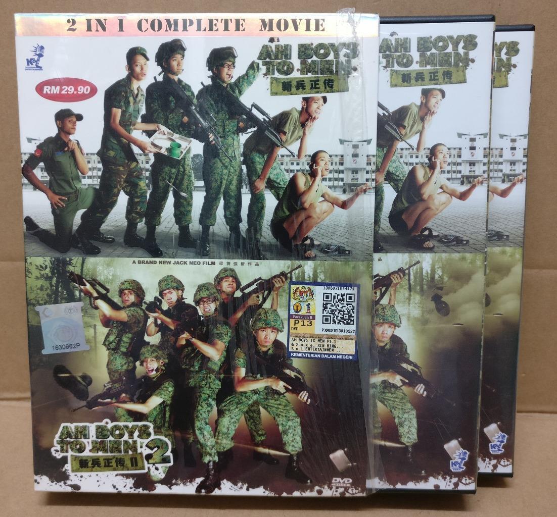 Singapore Military Army Movie Ah Boys To Men 1 & 2 新兵正传 Malaysia 2x DVD FCBL127