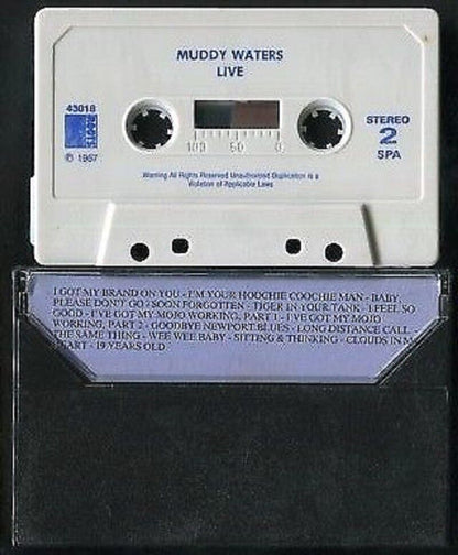 Muddy Waters Live 1989 Mega Rare Singapore Cassette CS1768