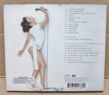 Kylie Minogue Fever 2002 Rare Asia Malaysia CD + AVCD FCB1743