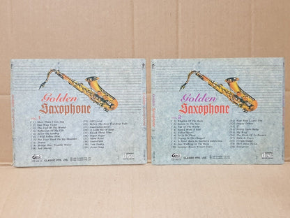 Golden Saxophone Instrumental Music English Oldies 10x CD Lot Of 10 (FCS10317) H