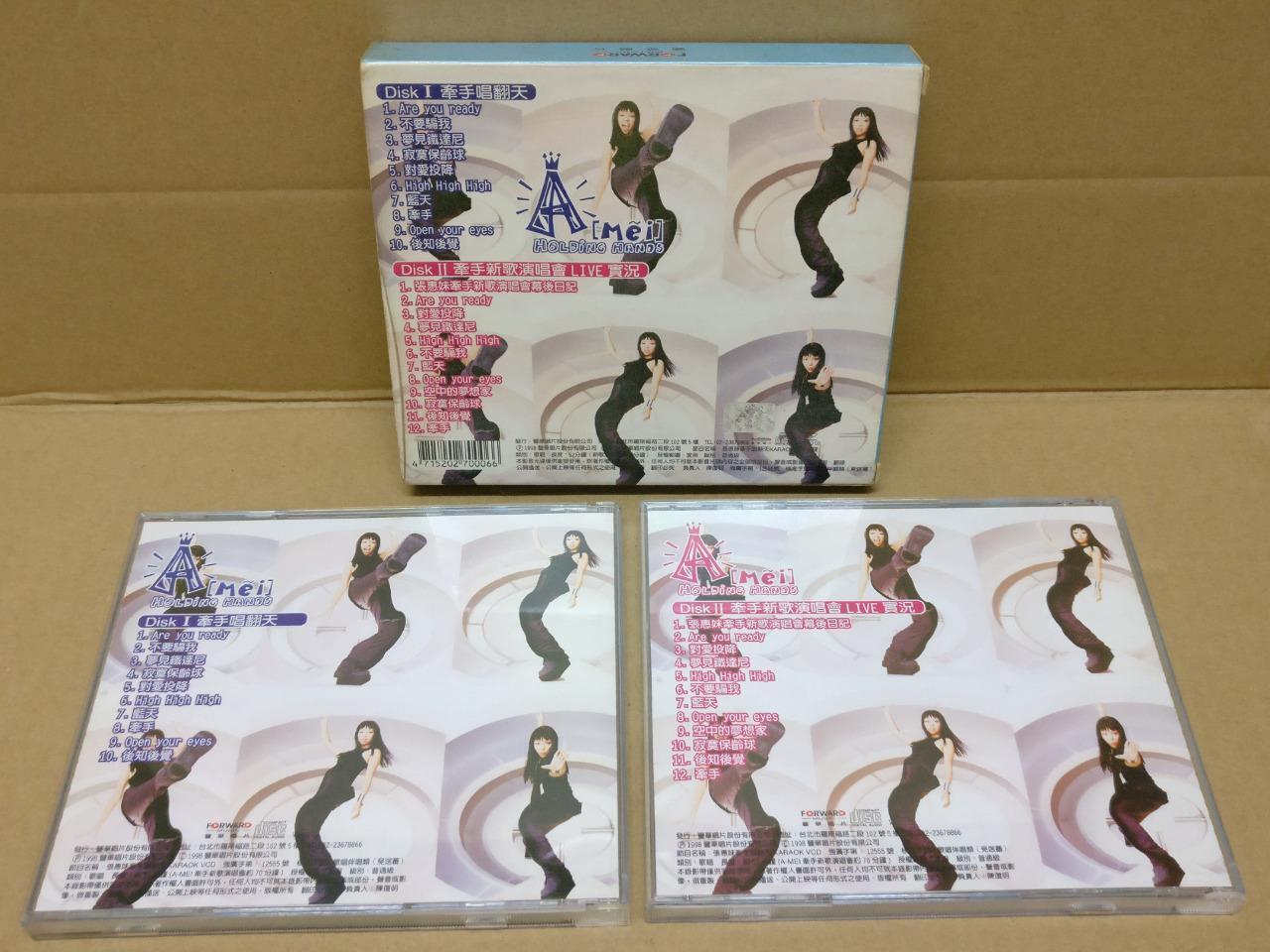 Taiwan A-Mei Zhang Hui Mei 张惠妹 牵手唱翻天 1998 Taiwan VCD + Karaoke VCD FCB1505