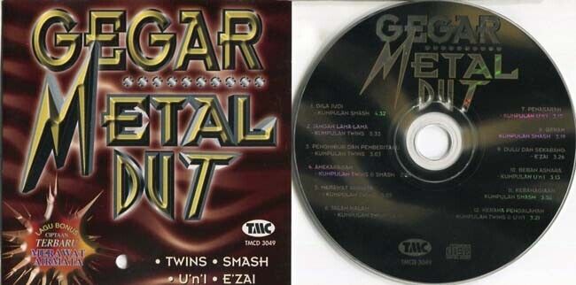 Malaysia Malay Band GEGAR Metal Dut Twins Smash Unl E'zal CD FCS1463