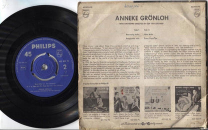 Rare 60s Dutch Indonesian Anneke Gronloh Ger Van Leeuwen Band Holland 7" CEP2184