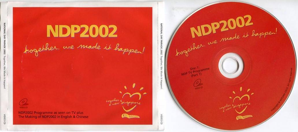 Rare The Making Of Singapore National Day NDP2002 Promo 4x VCD FCS5131