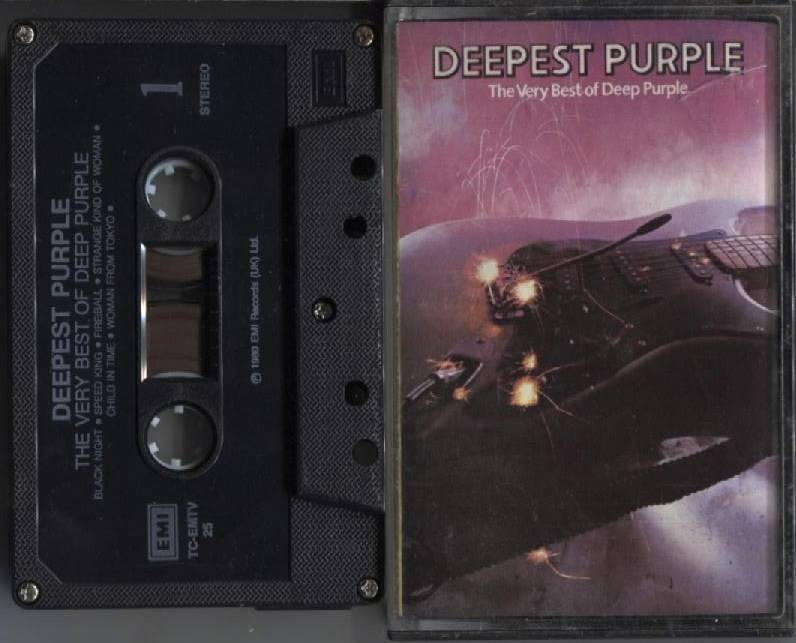 Best Of Deep Purple Deepest Purple 1980 Rare EMI Singapore Cassette 卡帶 磁帶 CS920