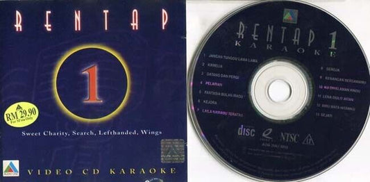 Malaysia Malay Rentap 1 Karaoke Search Lefthanded Sweet Charity 1998 VCD FCS1508