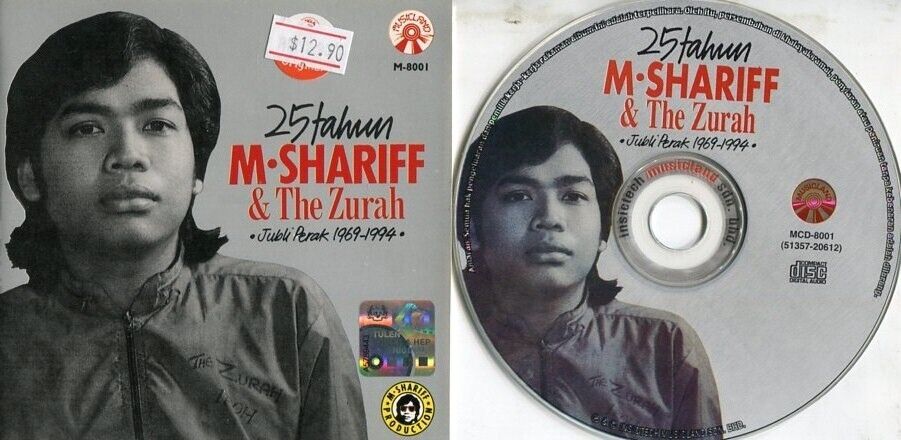 Malaysia Malay M.Shariff & The Zurah Band 1969-1994 Malaysia CD FCS2356