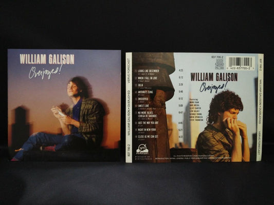 William Galison Overjoyed 1988 Rare Japan CD FCS8057