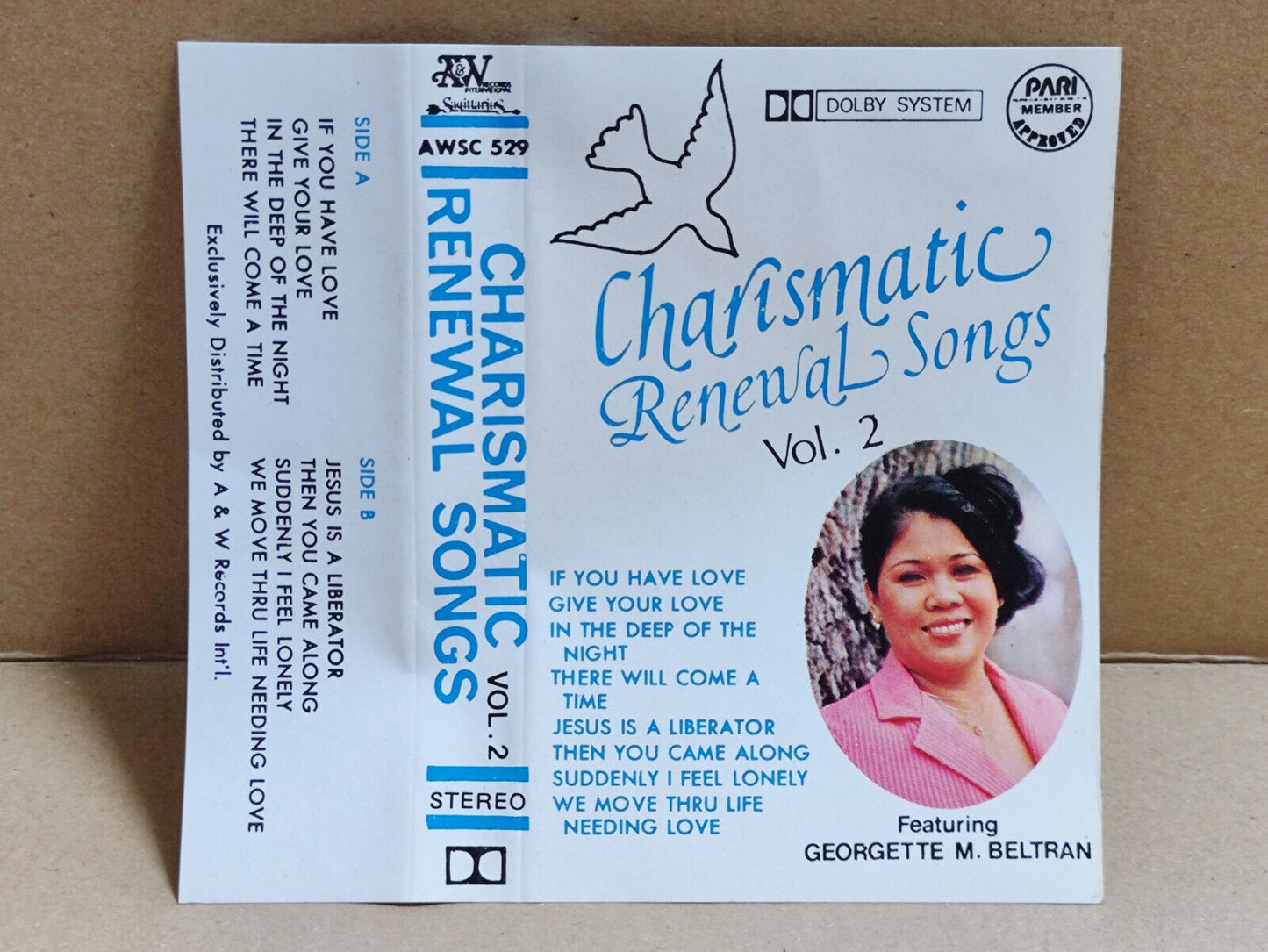AMM68 GEORGETTE M. BELTRAN RENEWAL SONGS ENGLISH CASSETTE (CS2269)