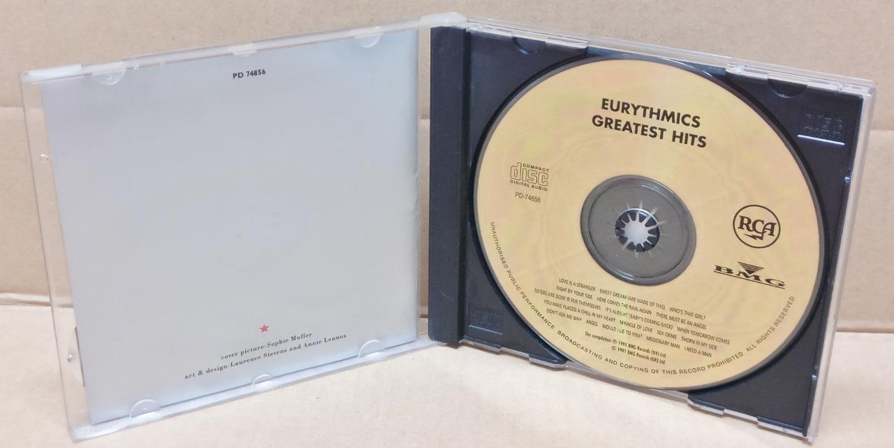 Eurythmics Greatest Hits 1991 Mega Rare Malaysia Limited Edition Gold CD FCB1759
