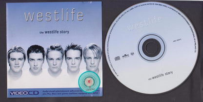 Mega Rare Westlife The Westlife Story 1999 Singapore CD + Video CD VCD FCS7044