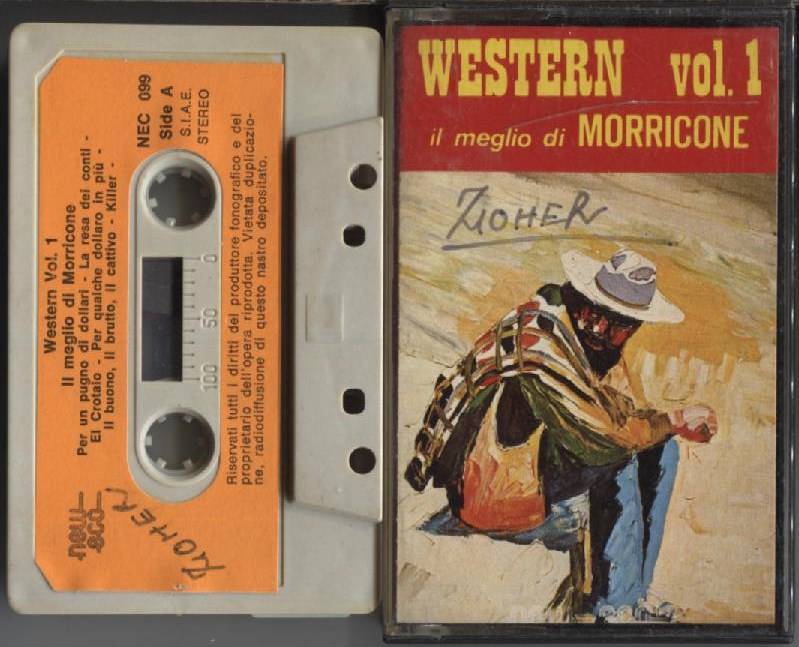 Western Cow Boy Il Meglio Di Morricone Duck Records Rare Italy Cassette CS771