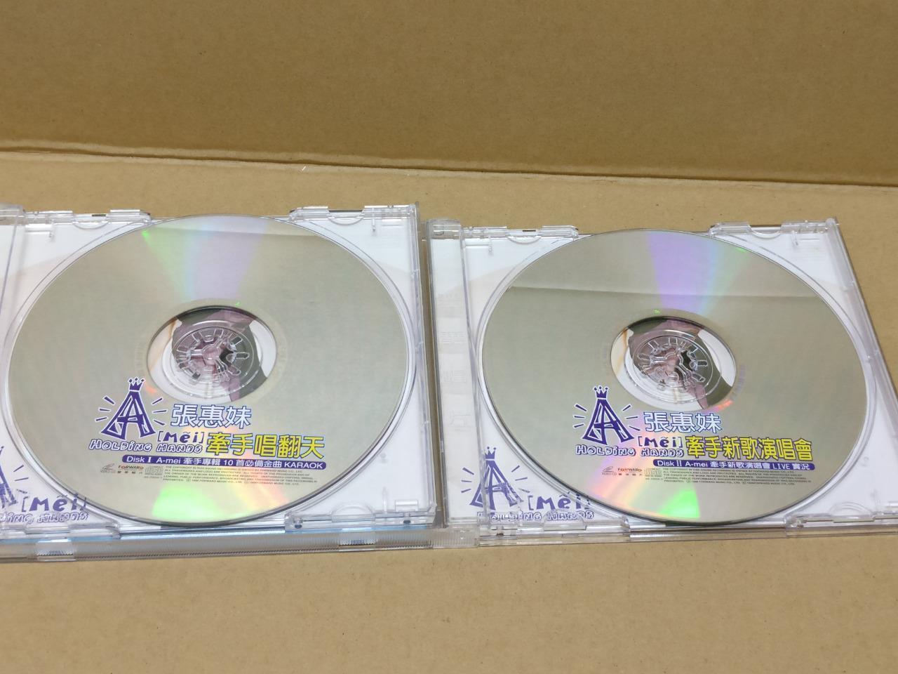 Taiwan A-Mei Zhang Hui Mei 张惠妹 牵手唱翻天 1998 Taiwan VCD + Karaoke VCD FCB1505