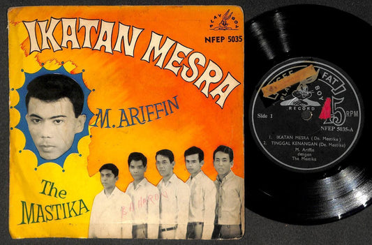 Singapore Malay M.Ariffin & The Mastika Band Playboy 7" Psych Garage Ep MEP54