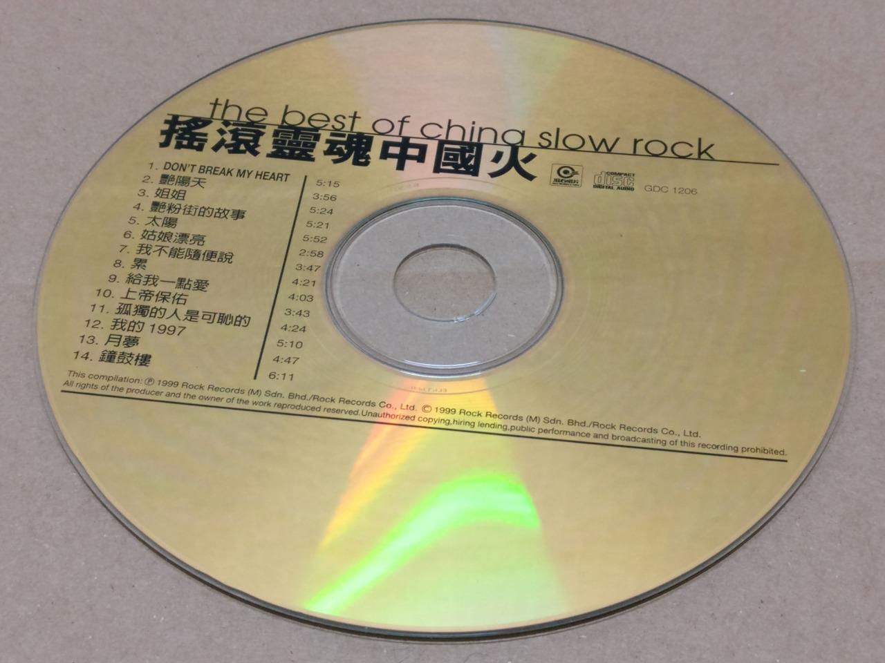 Rare China Rock Dou Wei Tang Cao 窦唯 唐朝 黑豹 1999 24Bit Malaysia Gold CD FCS8465