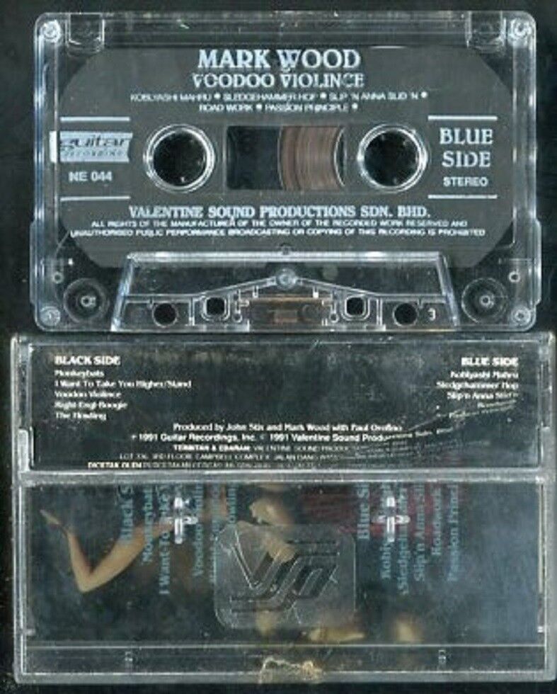 Mark Wood Voodoo Violince 1991 Mega Rare Valentine Sound Malaysia Cassette CS389