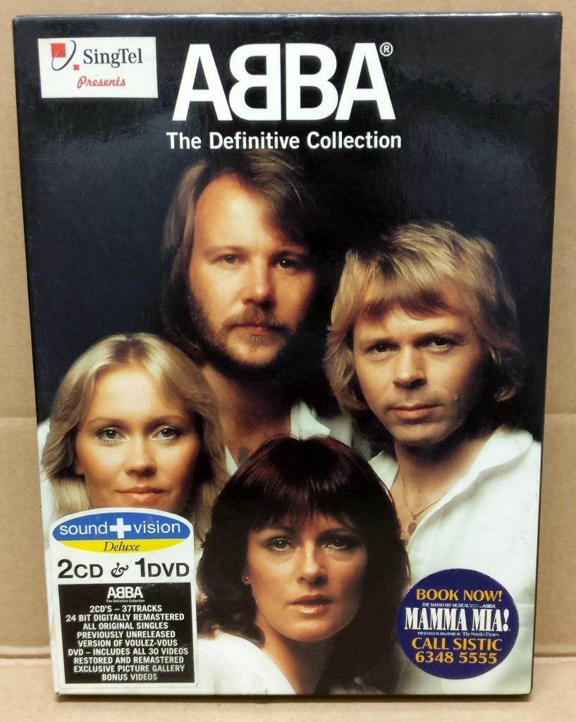 ABBA The Definitive Collection 2004 Mega Rare Singapore 2x CD + DVD FCBL099