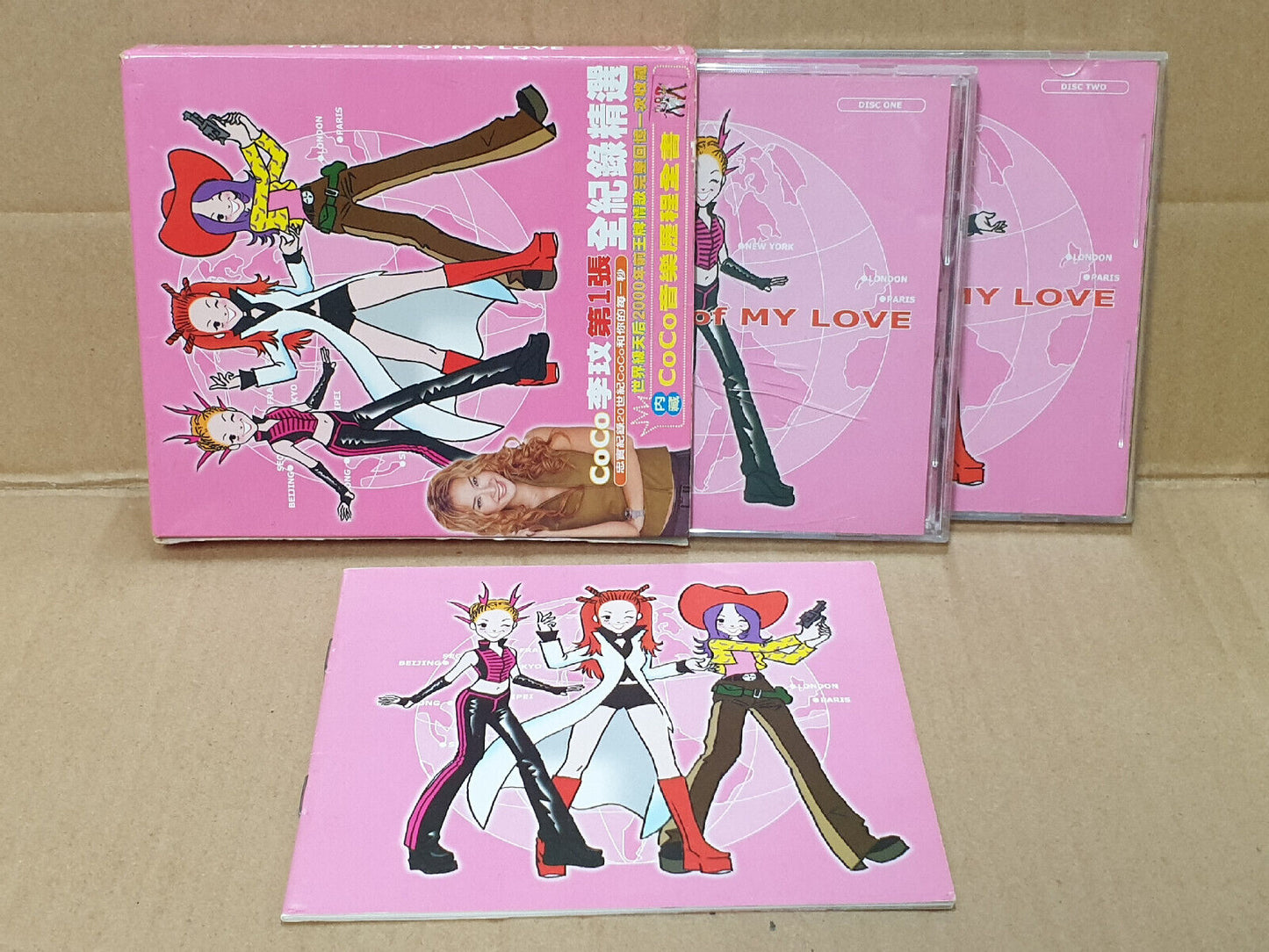 Taiwan Coco Lee 李玟 The Best of My Love 2000 Chinese 2x CD (FCB2543) E