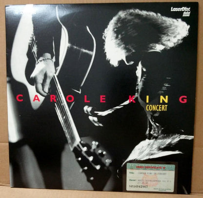 Carole King Concert With Singapore Censor Sticker Laserdisc LD LD1126