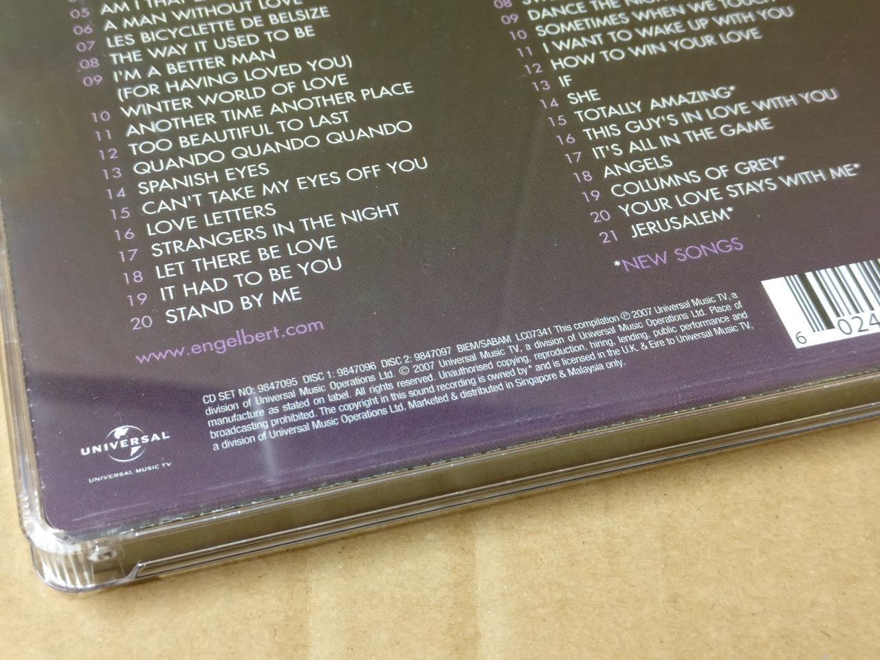 Engelbert Humperdinck Greatest Hits Release Me 2007 Rare Singapore 2x CD FCB2021