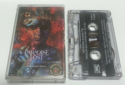 Mega Rare Paradise Lost Draconian Times 1995 Singapore Cassette CS1099