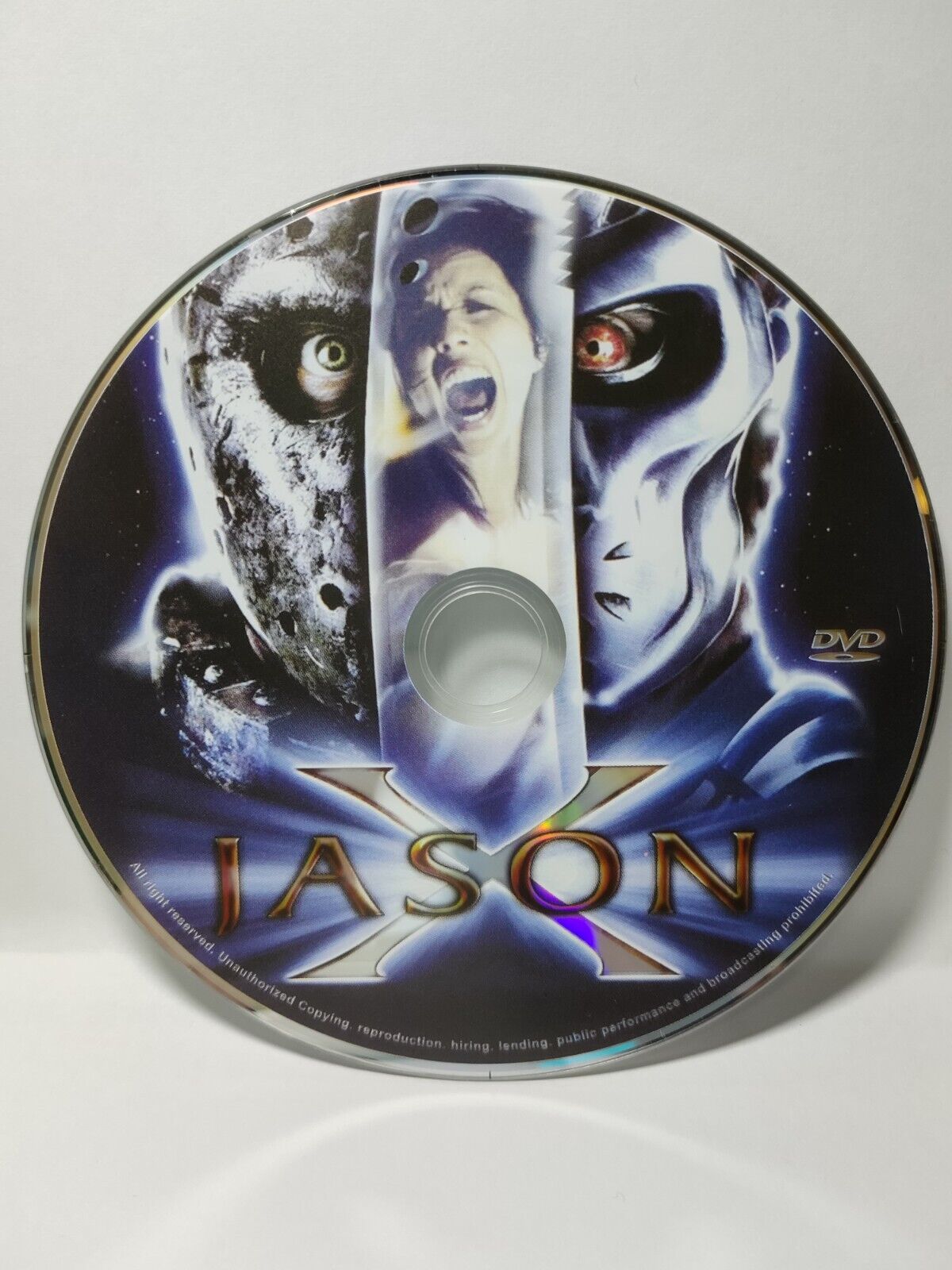 Jason X Movie Kane Hodder - DVD Disc Only NO Case & Art Work Cover (SD108)