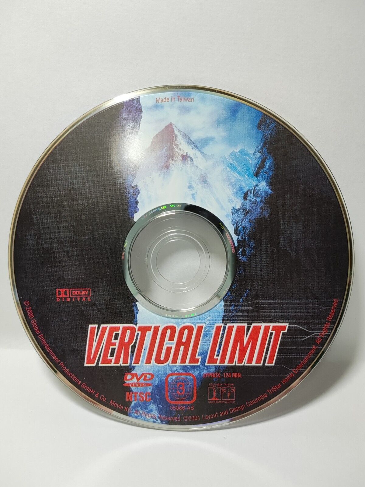 Vertical Limit Movie - DVD Disc Only NO Case & Art Work Cover (SD094)