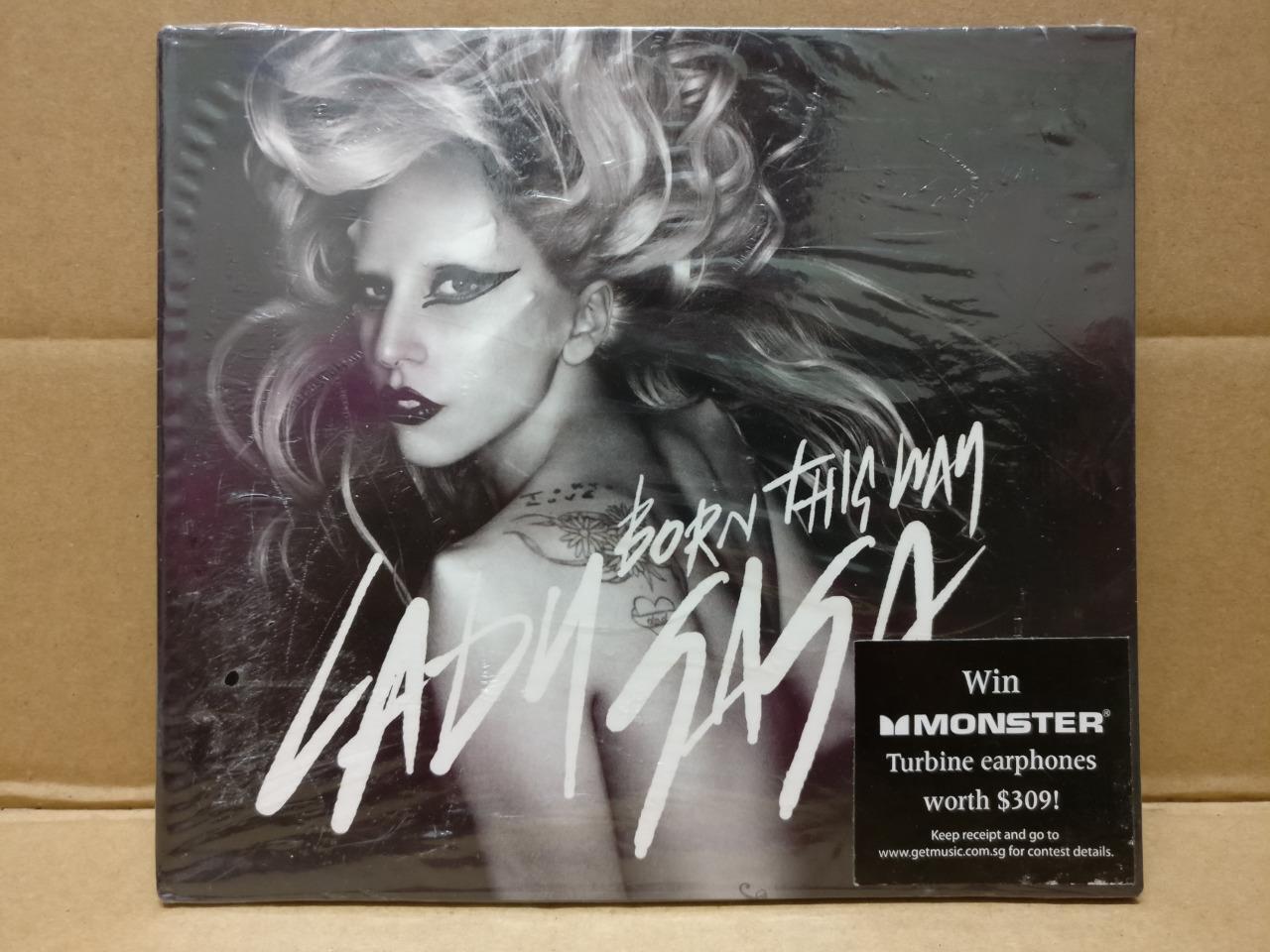 New Sealed Lady GaGa Born This Way 2011 Mega Rare Singapore CD FCS8847