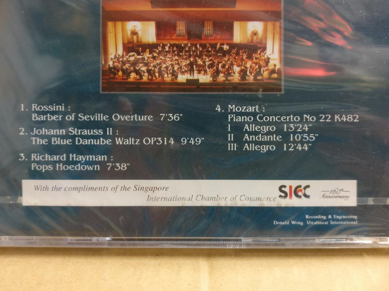 Sealed & Unused SICC Singapore Symphony Orchestra In Concert Promo CD FCB2003