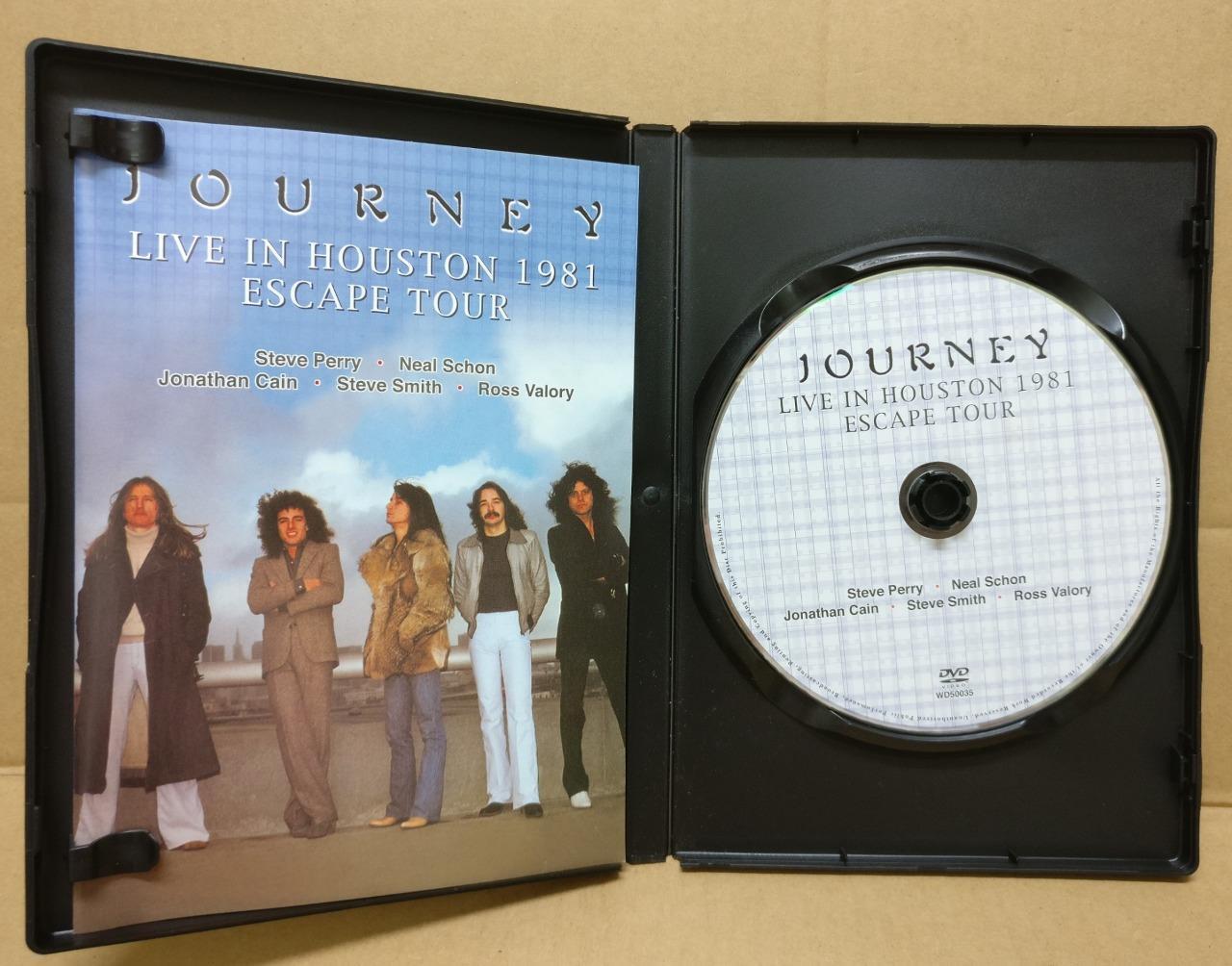 Journey Rock Band 1981 Houston Escape Tour Concert Rare Malaysia DVD FCBL089
