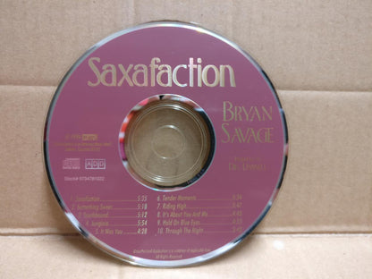 AMM Bryan Savage Saxafaction 1994 English CD FCS10042 (No Case)