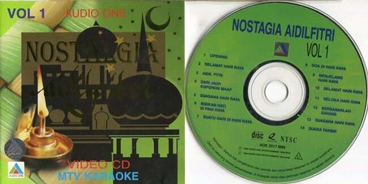 Malaysia Malay Nostagia Aidilfitri Vol.1 MTV Karaoke Audio One 1996 VCD FCS1496