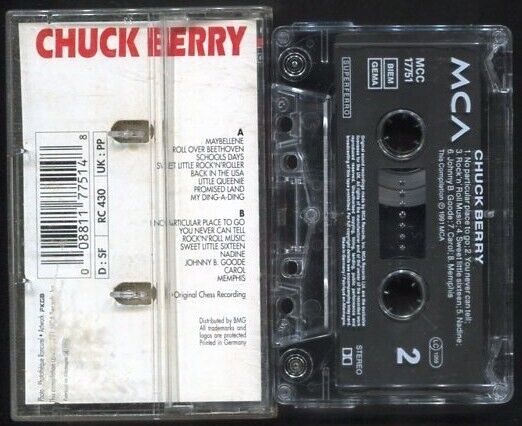 Chuck Berry 1991 Cassette BMG Germany  卡帶 磁帶 CS006