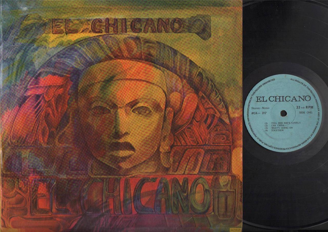 El Chicano Rock and Brown-eyed Soul Group Blue Label Singapore 12" LP ELP2128