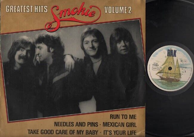 Smokie Greatest Hits Vol.2 RAK Record Germany 12" LP ELP1326