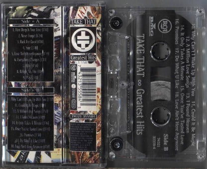 Take That Greatest Hits 1996 BMG Music Mega Rare Malaysia Cassette CS949