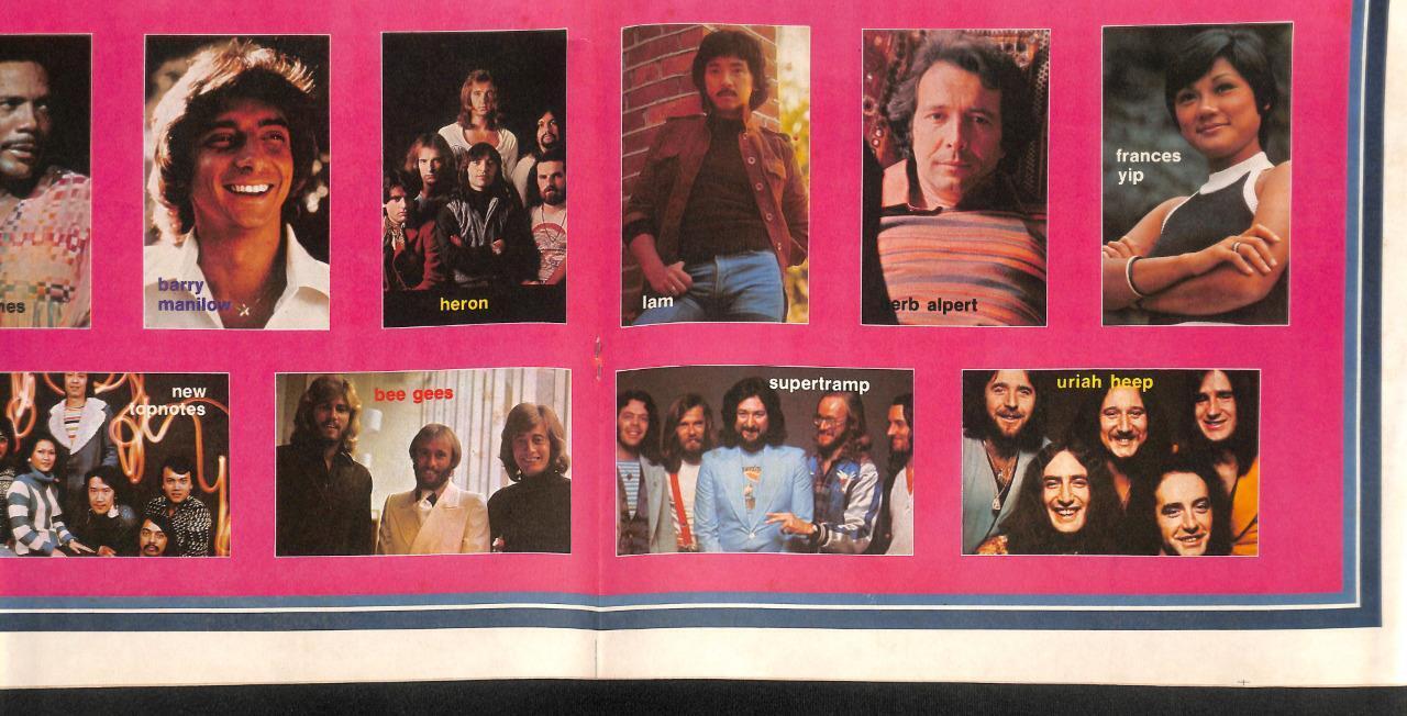 Vintage Asia Singapore Fanfare Magazine 1977 The Beatles Elvis Bee Gees (MZ105)