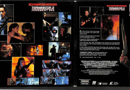 Movie T2 Terminator 2 Arnold Schwarzenegger Japan G/F 2x LD Laserdisc LD1373