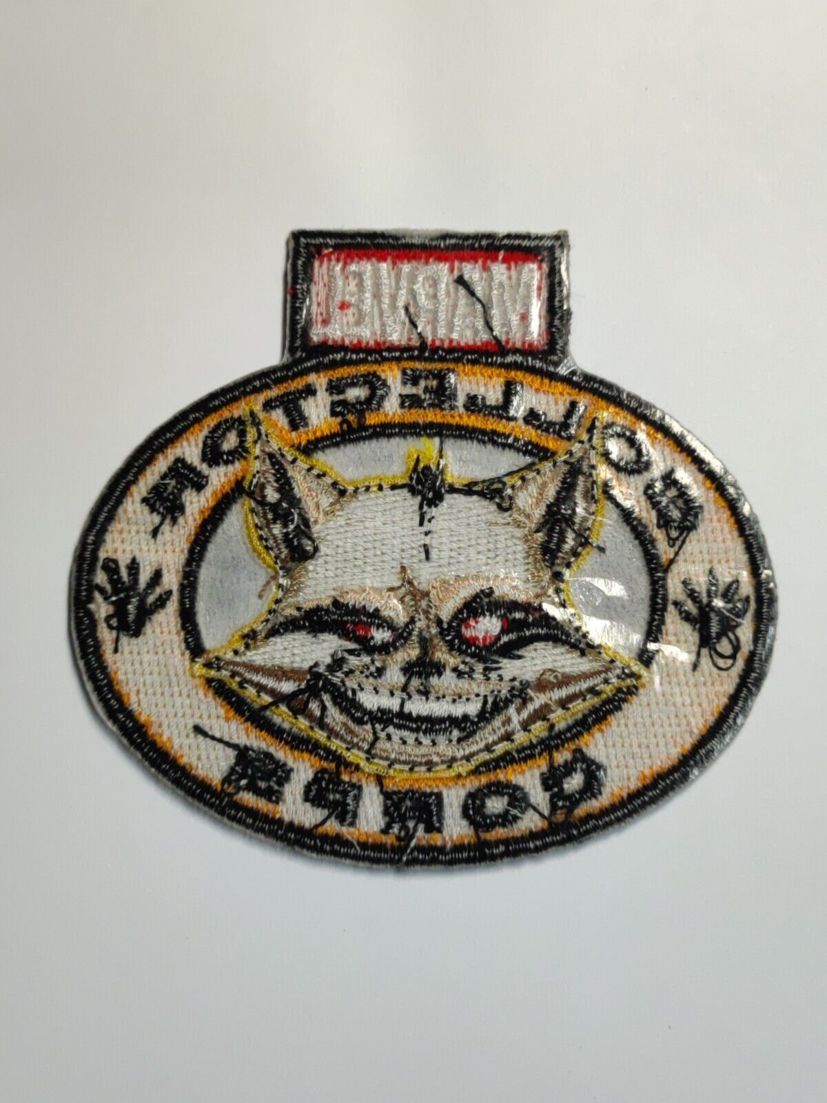 AMM68 MARVEL FUNKO ROCKET RACCOON COLLECTOR CORPS SEWING CLOTH BADGE (JF040)