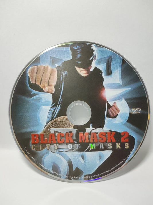 Black Mask 2: City of Masks Movie DVD Disc Only NO Case & Art Work Cover (SD107)