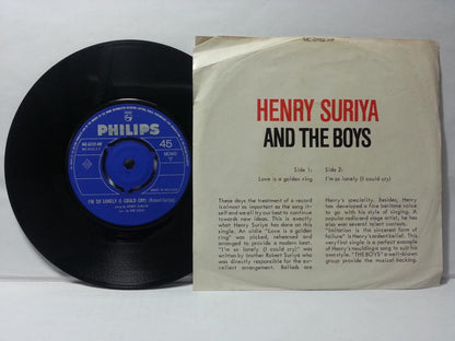 Mega Rare Indonesia Malay Henry Suriya & The Boys Philips English 7" CEP2796