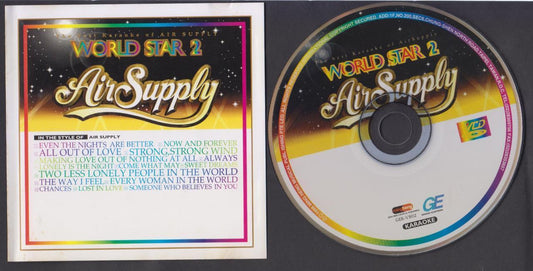 Mega Rare Air Supply On Cover Only Singapore Karaoke Video CD VCD FCS7359