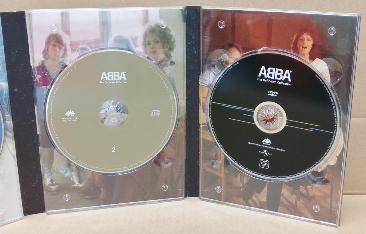 ABBA The Definitive Collection 2004 Mega Rare Singapore 2x CD + DVD FCBL099