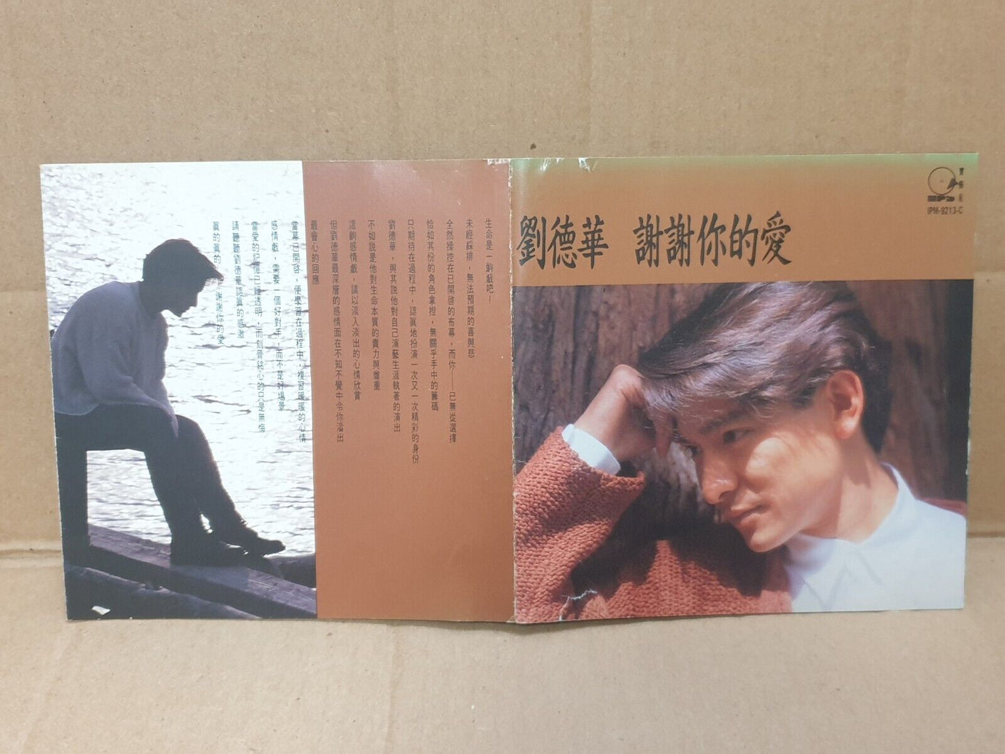 Hong Kong Andy Lau 刘德华 劉德華 谢谢你的爱 1992 Singapore Chinese CD (FCS10131)