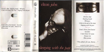 Elton John Sleeping With The Past 1989 Polygram Malaysia Cassette 卡帶 磁帶 CS753