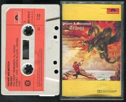 Yngwie Malmsteen Trilogy 1986 Polygram Mega Rare Singapore Cassette CS384