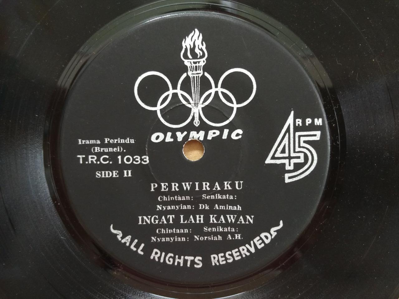 Rare Singapore Malay Irama Perindu Brunei  & DKAminah Psych Garage EP MEP475